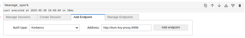 Aggiungi endpoint